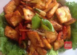 Illustration of how to make spicy double pepper naan pancakes 12