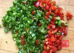 Illustration of how to make egg and tofu three-color cake 2