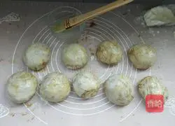 Old Beijing Illustration of how to make sesame cakes 8