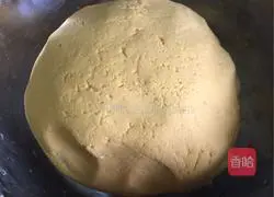 Pumpkin glutinous rice and sesame cake recipe 5