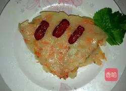 Illustration of how to make carrot pancakes 5