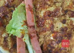 Illustration of egg filling cake 7