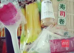 Illustration of homemade sushi 2