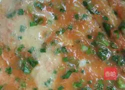 Recipe for carrot and leek egg pancakes Illustration 3