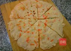 Illustration of how to make carrot and egg pancakes 7