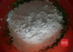 Illustration of the lazy version of chive pancake 3