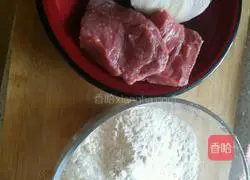 Illustration of how to make beef patties 1