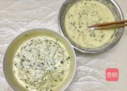 Illustration of how to make scallion pancake and chive pancake 3