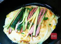 Illustration of how to make egg pancakes 6