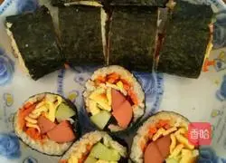 Japanese sushi recipe illustration 7