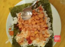 Illustration of how to make Japanese Eclipse Big Mac Sushi (not pretty but delicious) 10