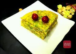 Illustration of how to make bitter melon pancakes 8