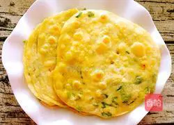 Illustration of how to make scallion pancakes 7