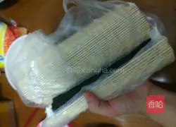 Illustration of how to make sushi 12