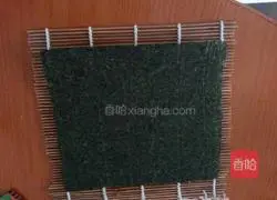 Illustration of how to make sushi 4