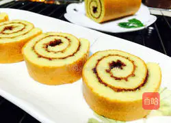 Illustration of how to make cake rolls (small four rolls) 19