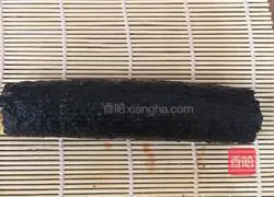 Illustration of how to make sushi 10