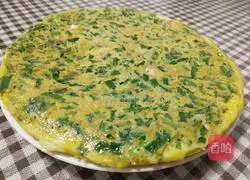 Illustration of how to make leek, corn and egg pancakes 8