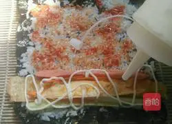 Illustration of how to make sushi at home 10