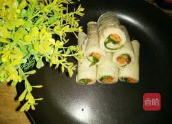 Illustration of how to make oil-free vegetable burritos 9