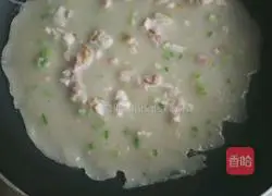 Illustration of how to make green onion pancakes 4