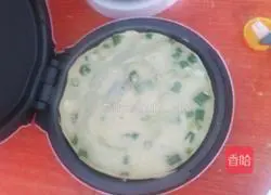 Illustration of how to make green onion cake 3