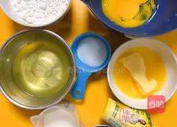 Illustration of how to make dragon fruit souffle waffles 1