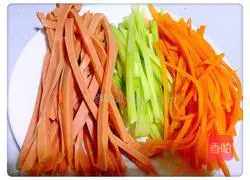 Vegetable ham sushi recipe 1