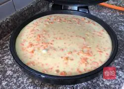 Illustration of how to make Tibetan tea carrot and egg pancakes 12