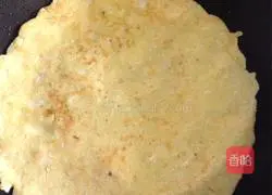 Illustration of how to make cabbage and egg pancakes 7