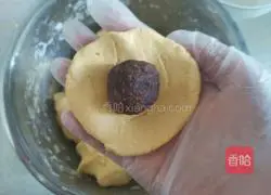 Pumpkin Illustration of how to make glutinous rice cakes 6