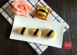 Japanese-style thick egg-yaki sushi Illustration of how to do it 9