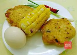 Illustration of how to make fried rice cakes 4