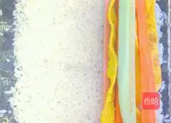 Illustration of how to make sushi 8