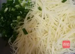 Illustration of how to make potato cakes 1