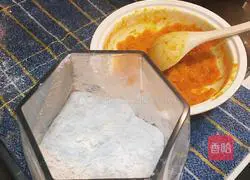 Pumpkin black sesame pancake recipe 4