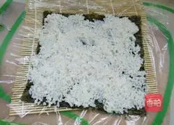 Illustration of how to make love sushi 2