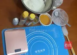 ❀⚘ Lotus Rong Egg ༵ Yellow Moon Cake Recipe Illustration 1