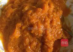 Pumpkin glutinous rice and sesame cake recipe 4