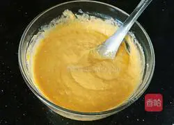 Illustration of how to make oil-free pumpkin cake 10