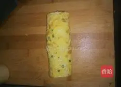 Illustration of how to make sweet bacon and egg pancakes 4