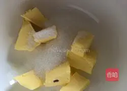 Illustration of how to make cranberry crisp 2