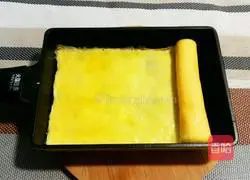 Illustration of how to make thick egg-yaki sushi 5