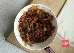 Illustration of how to make sweet potato and sesame cakes 2