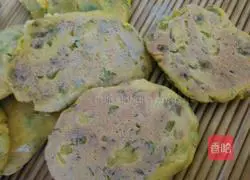 Elm tree money perm Illustration of how to make large pancakes 9