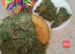 Illustration of how to make fennel egg pancake 5