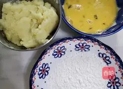 Illustration of how to make croquettes and fried shrimps 9