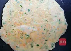 Illustration of how to make carrot egg pancake 10