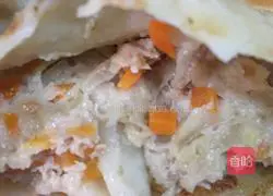 Onion and carrot shredded cake recipe 6