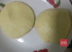 Illustration of how to make pumpkin bean paste cake 7